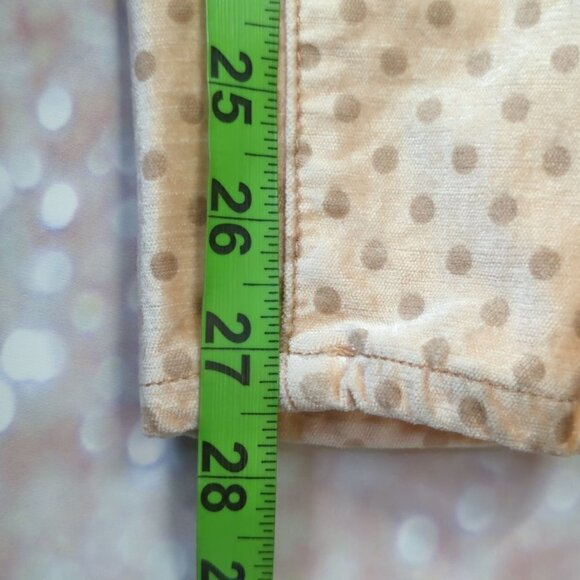 Pilcro and the Letterpress Polka Dot Velour High Rise Skinny Jeans, Women's 25 - Picture 7 of 10